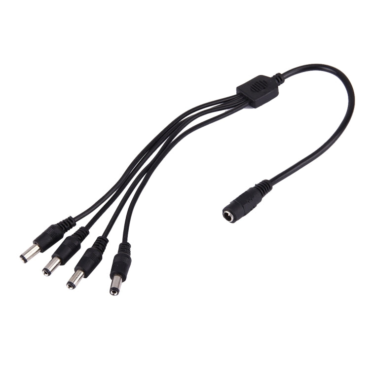 1 Female to 4 Male Plug 5.5 x 2.1mm DC Power Cable 1 Female to 4 Male Plug 5.5 x 2.1mm DC Power Cable